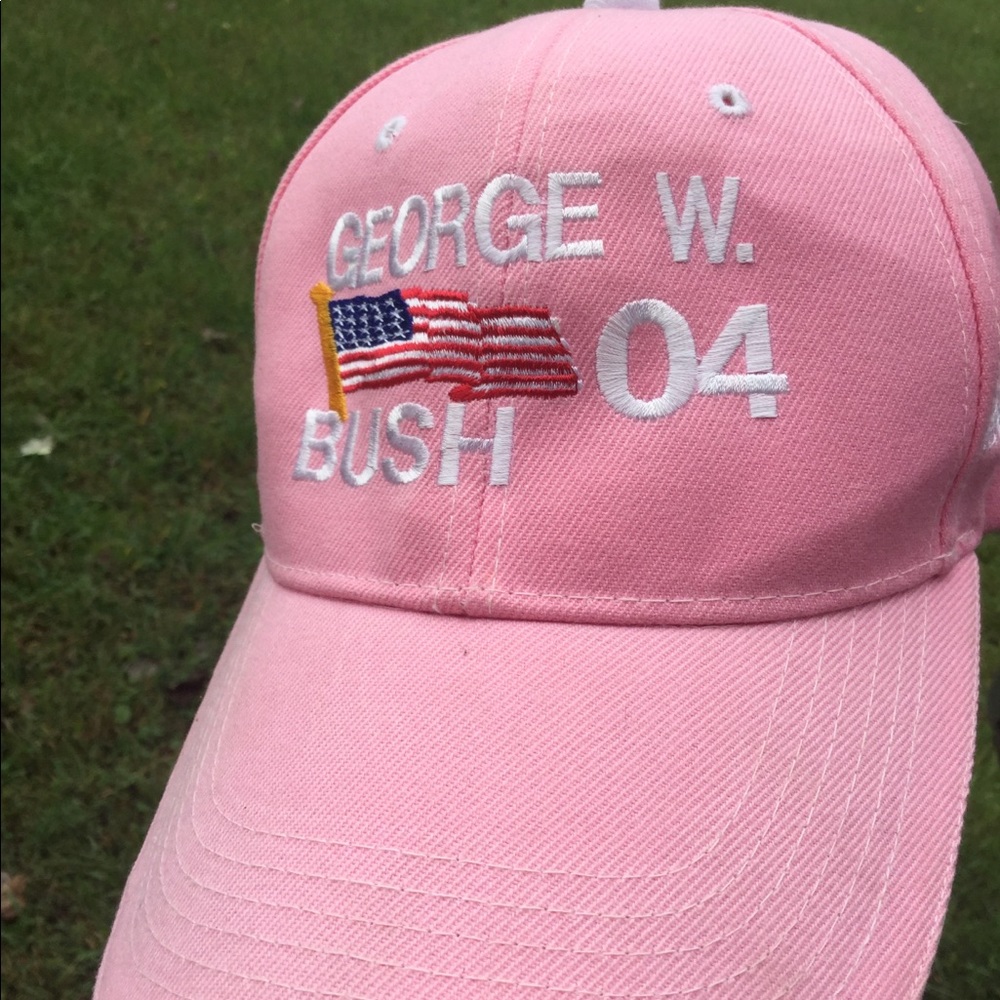 Vintage Pink George Bush Hat🇺🇸